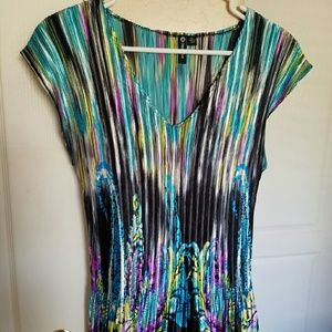 multicolored blouse