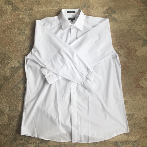 Men's White Milani Dress Shirt