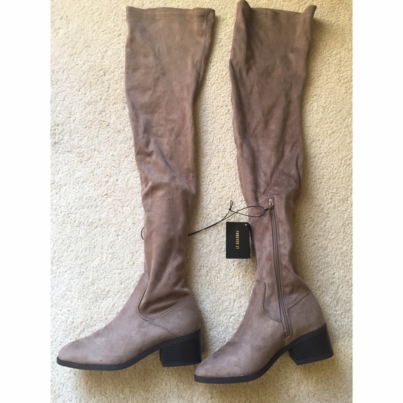 Forever 21 Thigh High Boots