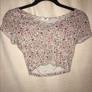 Garage Floral Crop Top