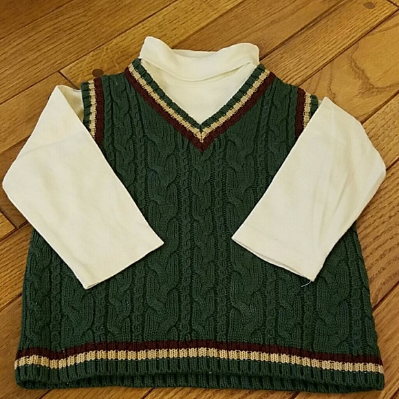 Janie and Jack Sweater Vest Set