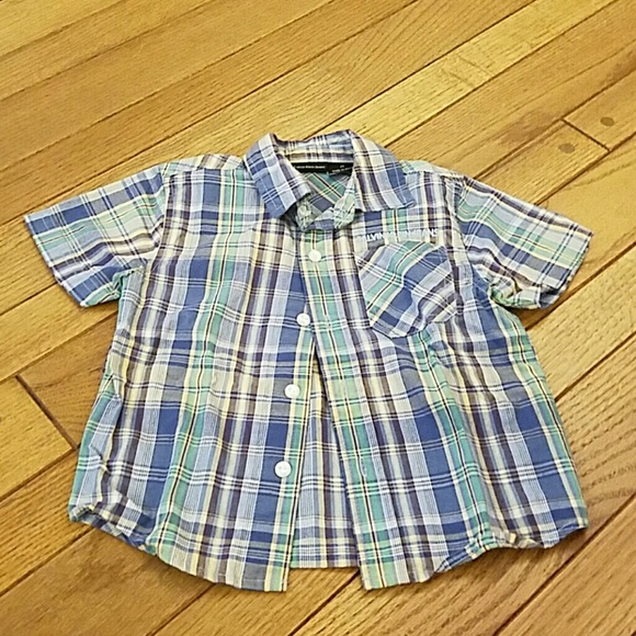 Calvin Klein Short Sleeve Button Down