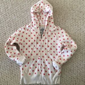 Apple Hooded Zip Up