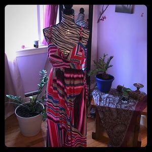 Multicolor maxi dress