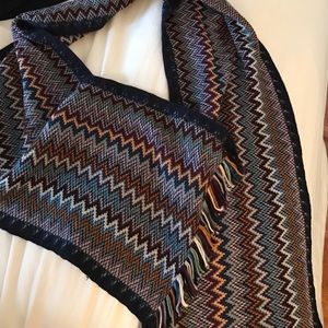 Missoni multicolored chevron scarf