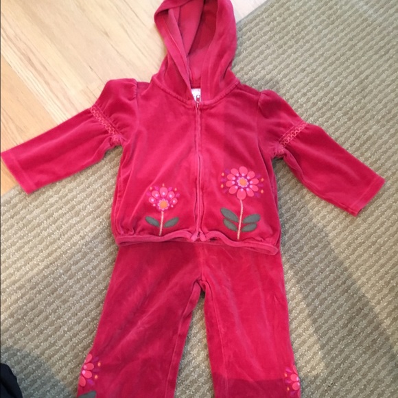 SOLD! Gymboree red sweatsuit