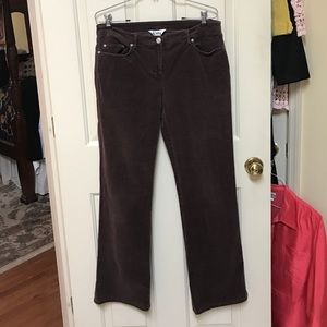 Lilly Pulitzer corduroy flared pant: Brown