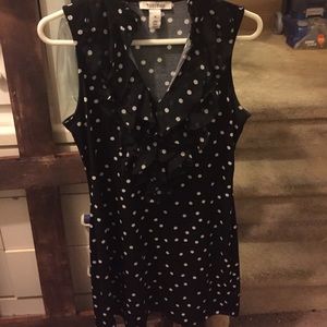 Polka dot sleeveless dress