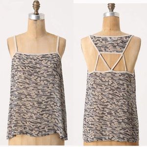 Anthropologie Blaise Silk Top