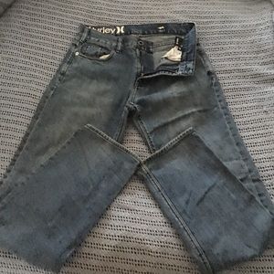 Hurley men's blue jeans. 28" waist. Relaxed