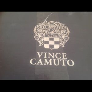 Vince Camuto NIB black silk goat garton sandal 7.5