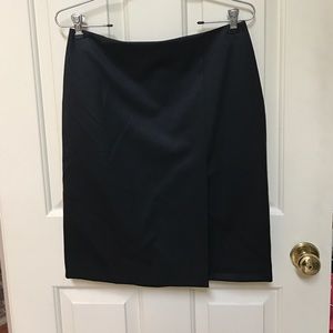 Brooks Brothers Wool skirt: black