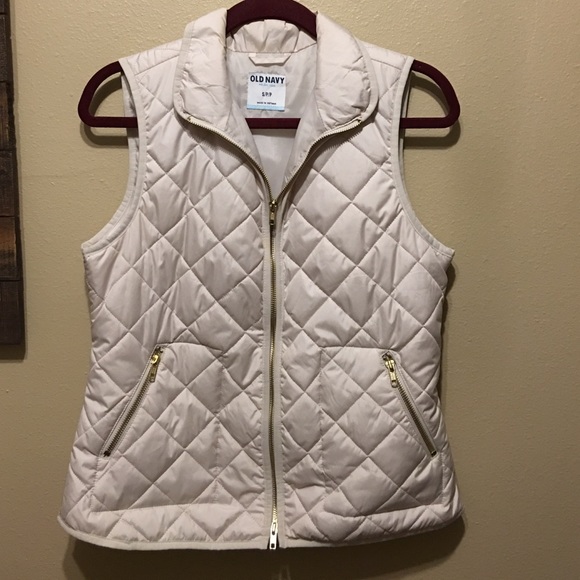 Cream vest! Worn only a couple times!!