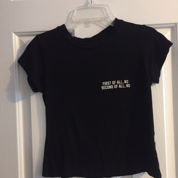 Brandy Melville John Galt black t-shirt