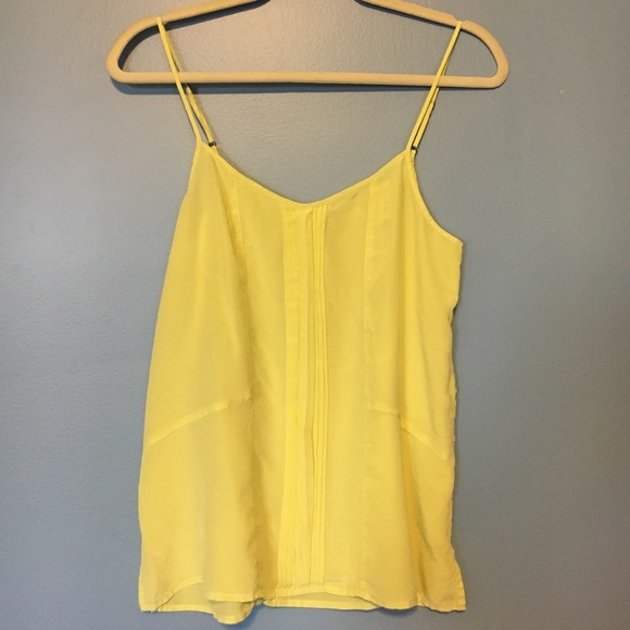 Madewell silk flowy tank top