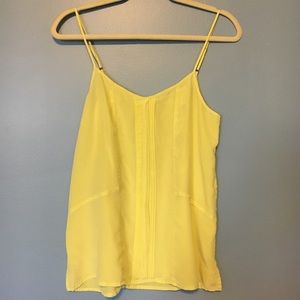 Madewell silk flowy tank top