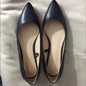 NWOT Pointy black flats from Express