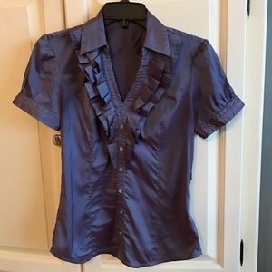Express size small silky dress top