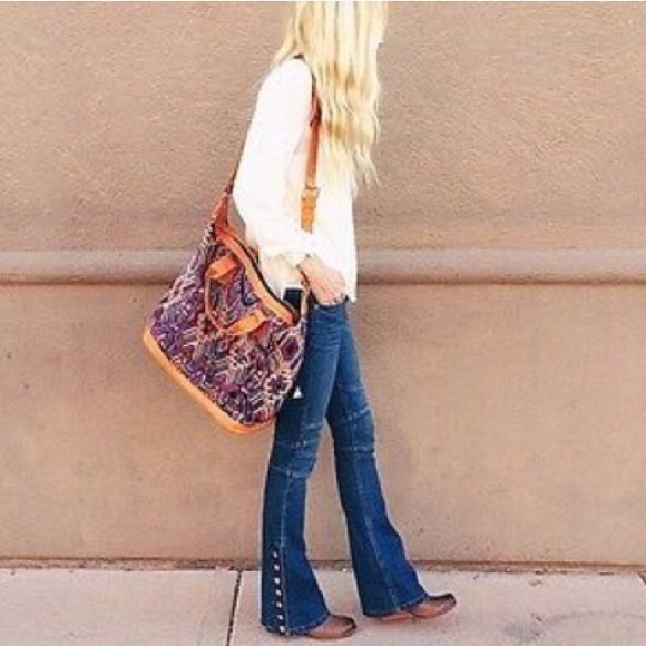 🆕NWT RARE Skinny Free People Skyler Flare Jeans29 - Picture 3 of 4