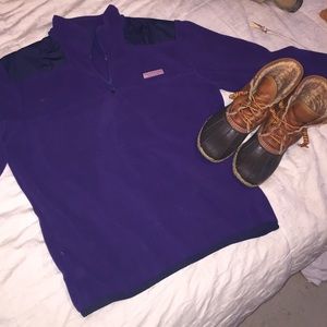 Vineyard Vines purple fleece, size L!