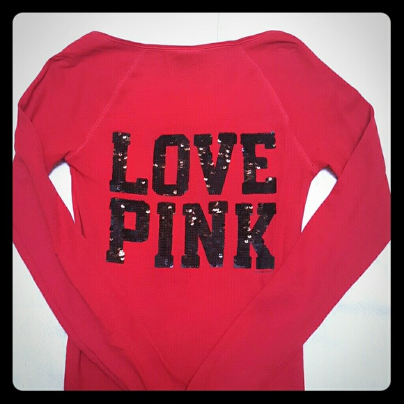 Long sleeve "Love Pink" shirt