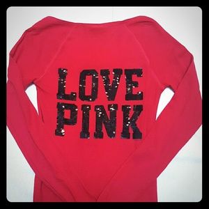 Long sleeve "Love Pink" shirt