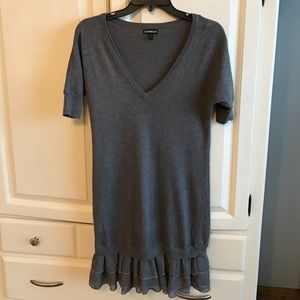 Express size small gray sweater dress
