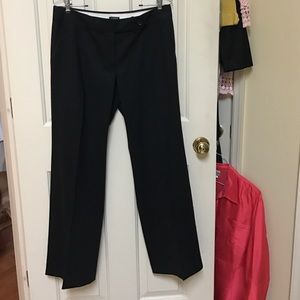J Crew 'Favorite Fit' Wool trouser: black