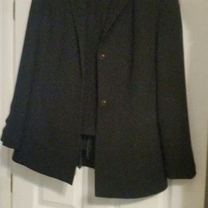 Navy blue suit