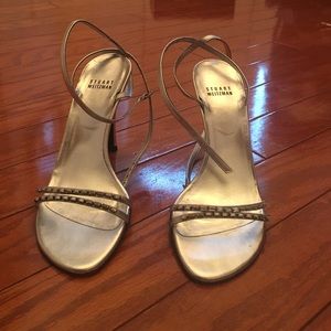 Stuart Weizmann Silver Heels