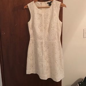H&M White A-Line Dress