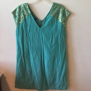 Beautiful blue short dress