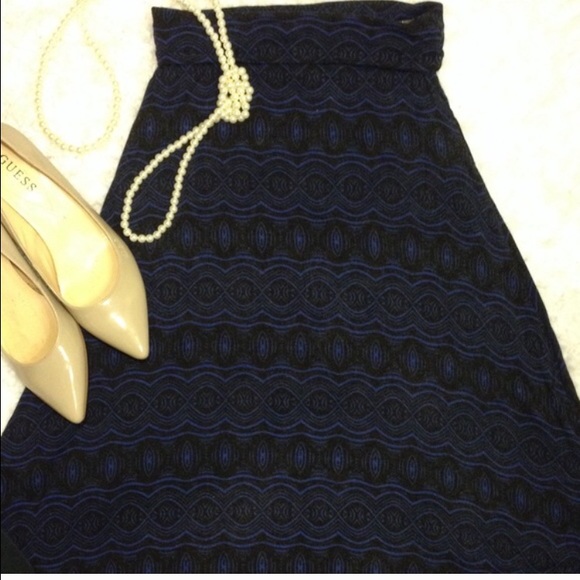 Stretchy tribal pattern skirt