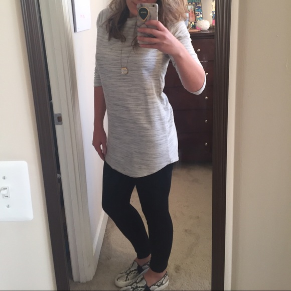 Topshop Light Gray Tunic - Picture 2 of 3