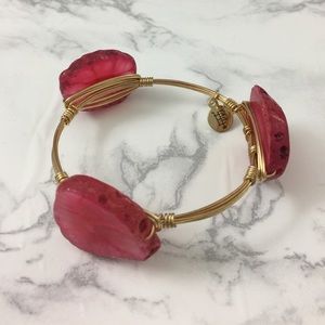 Pink stone bracelet