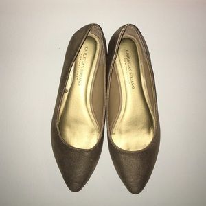 Gold Metallic Flats