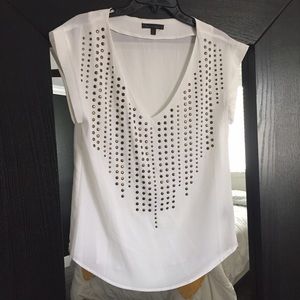 White Stud Top