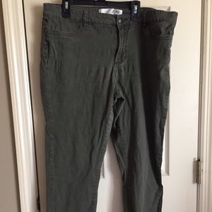 Army Green Legging Jeans