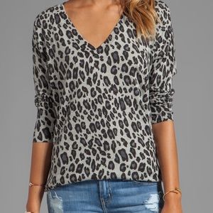 JOIE |Revolve| Leopard Grey Top Medium