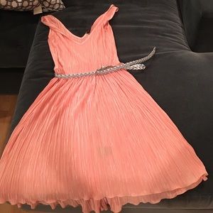 Miss Selfridge Pink flare dress, UK size 6