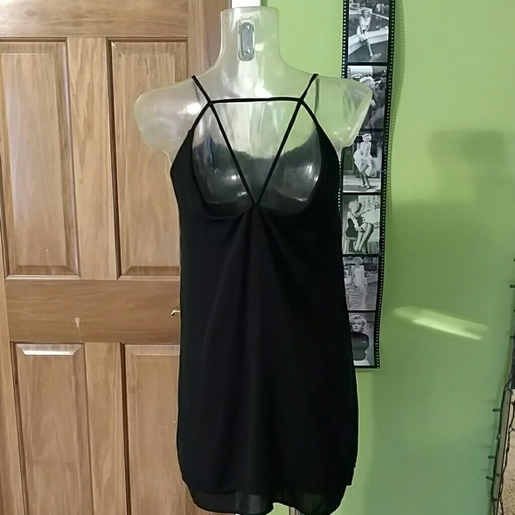 Little black dress.