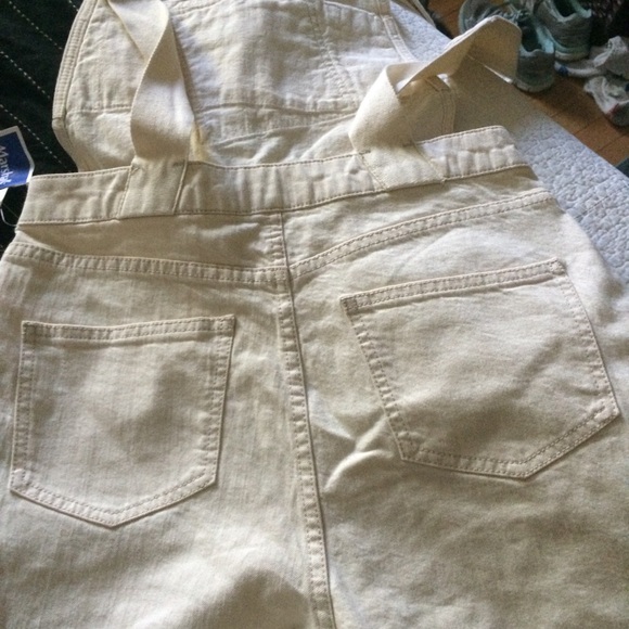 💐NWT COTTON KATE SPADE OVERALLS SMALL - Picture 4 of 4