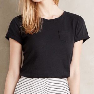 Anthropologie Akemi + kin Rockford Tee Black XL