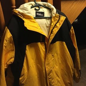 Ecko function men's winter coat yellow/black