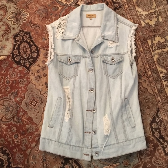 Lightweight Vintage denim vest