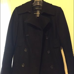 Black pea coat