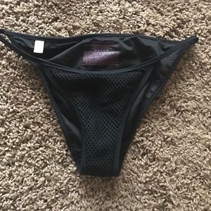 VICTORIAS SECRET BLACK BIKINI BOTTOMS