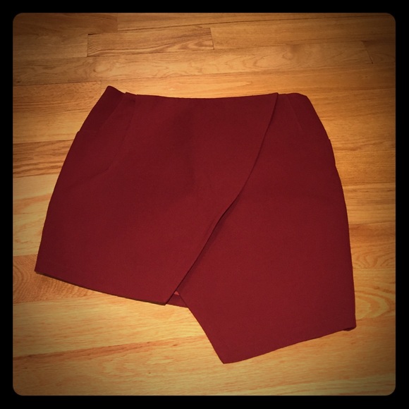 NWT ASOS Asymmetric Hem Wrap Skirt - Picture 1 of 2