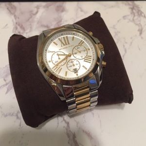 Michael Kors 2-tone Silver/Gold Chronograph Watch