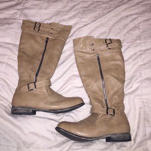 Brown Wide Calf boots size 10